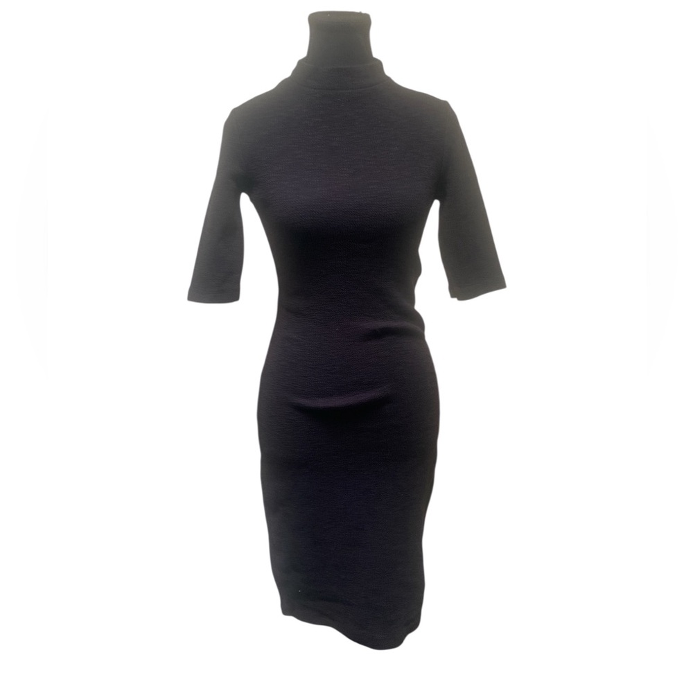 Zara Black Midi Dress GUC S